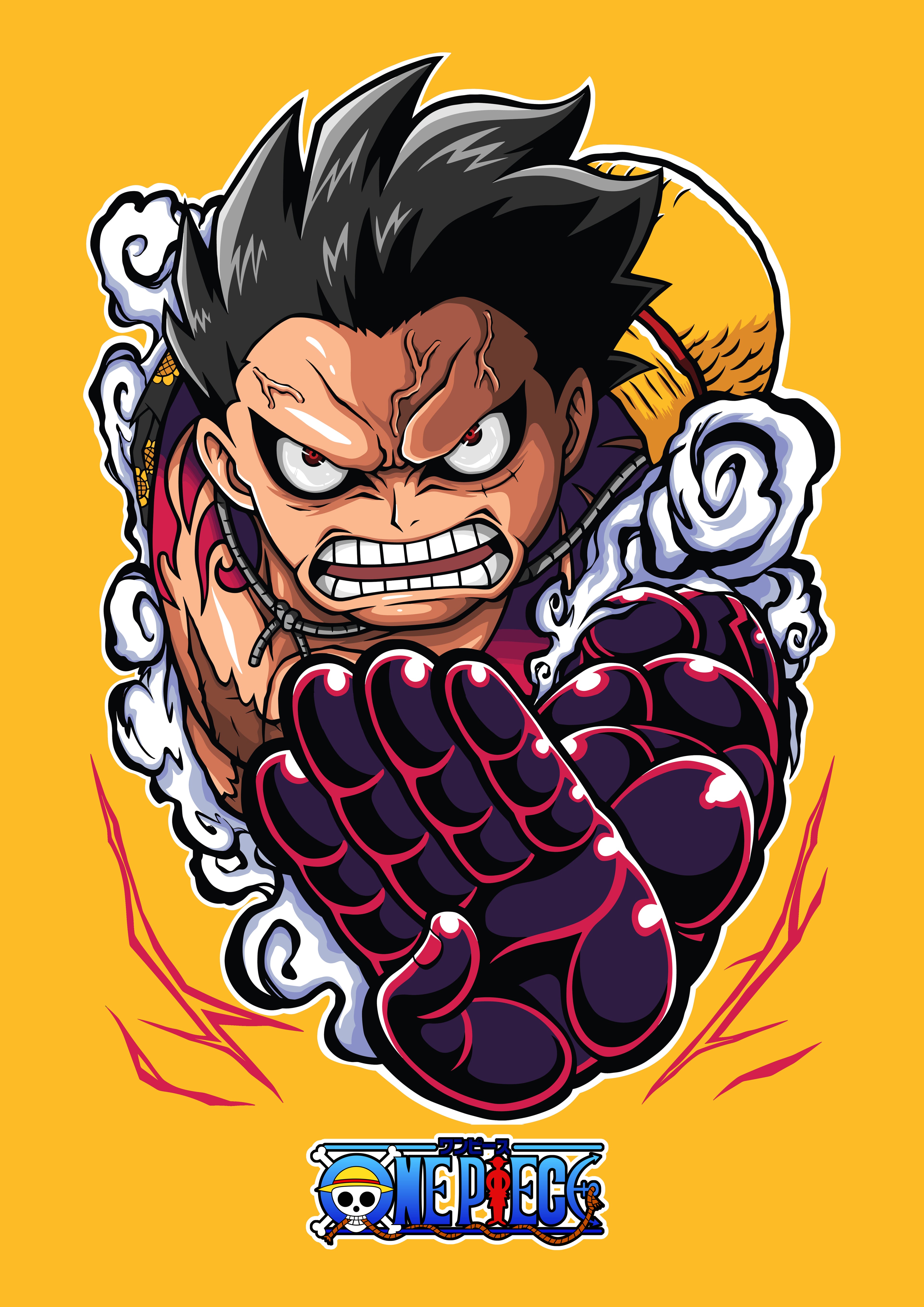 Luffy Gear 4: Boundman Haki Strike