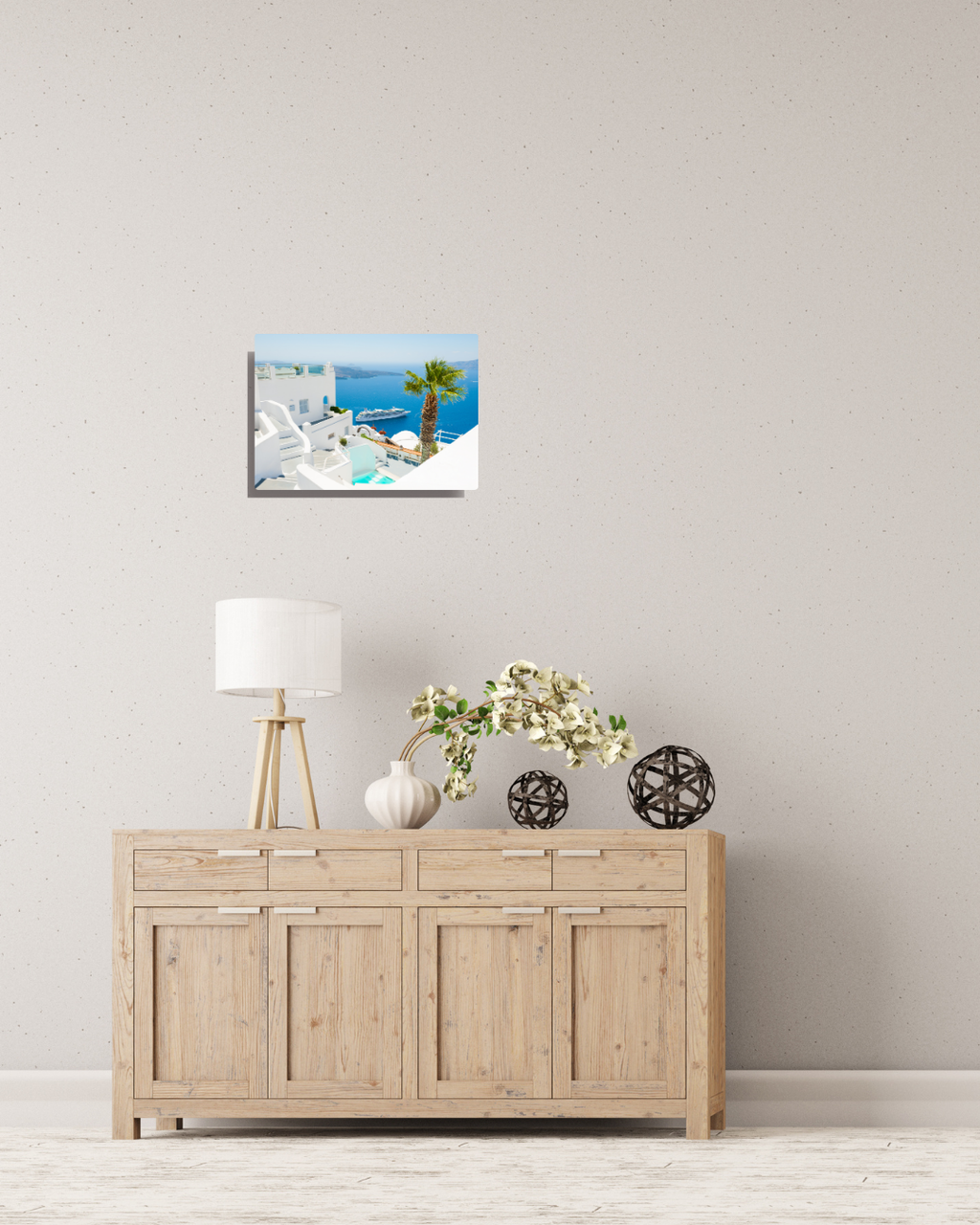 Blue on White: Aegean Dream