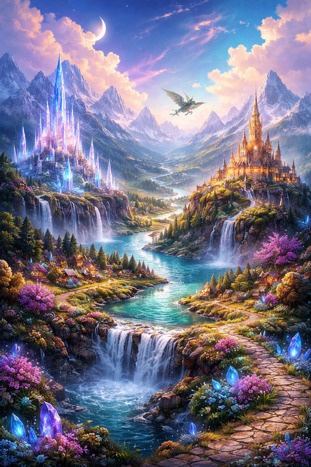 Twin Kingdoms of the Crystal Vale