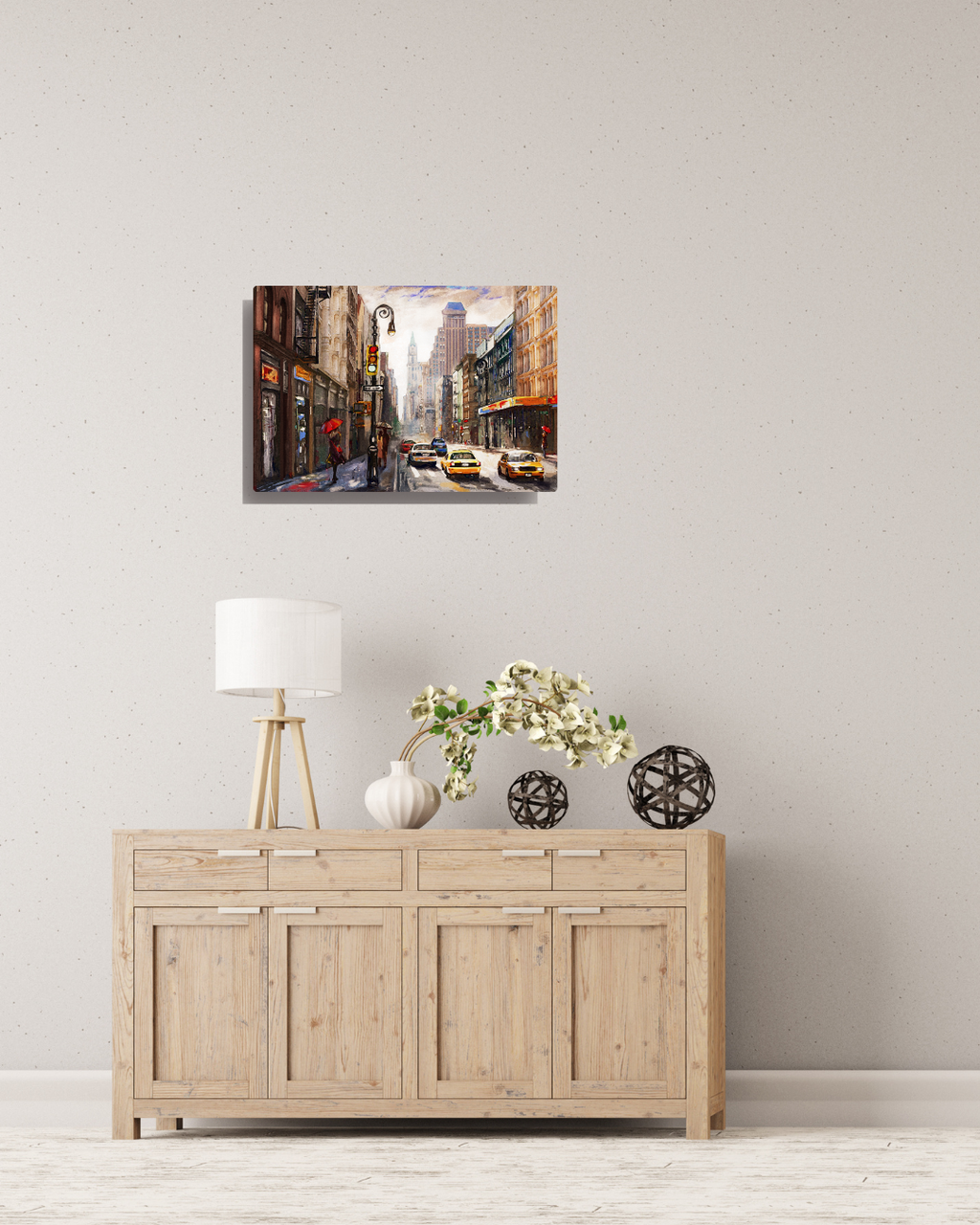 Rain, Taxis, and Yellow Light