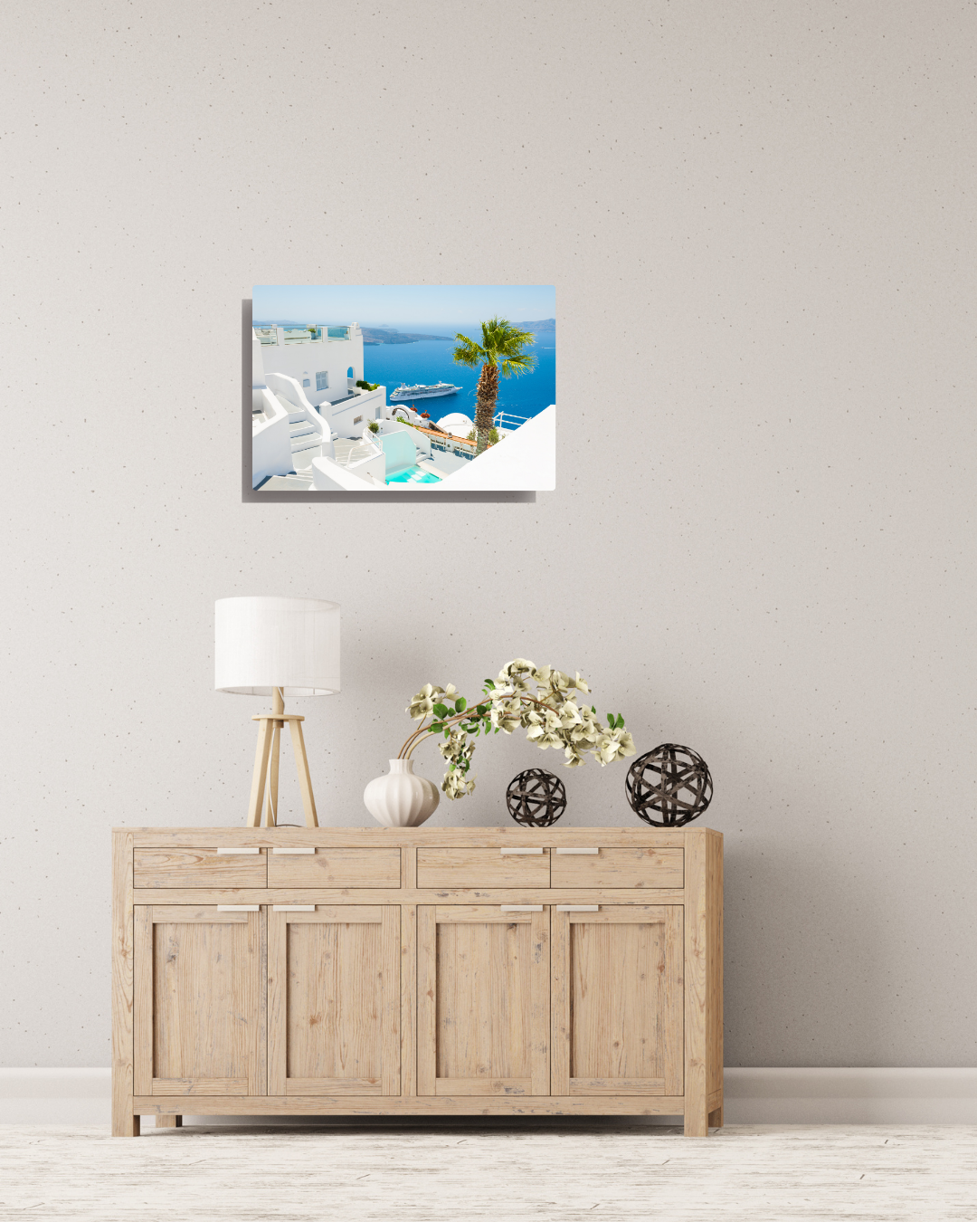 Blue on White: Aegean Dream