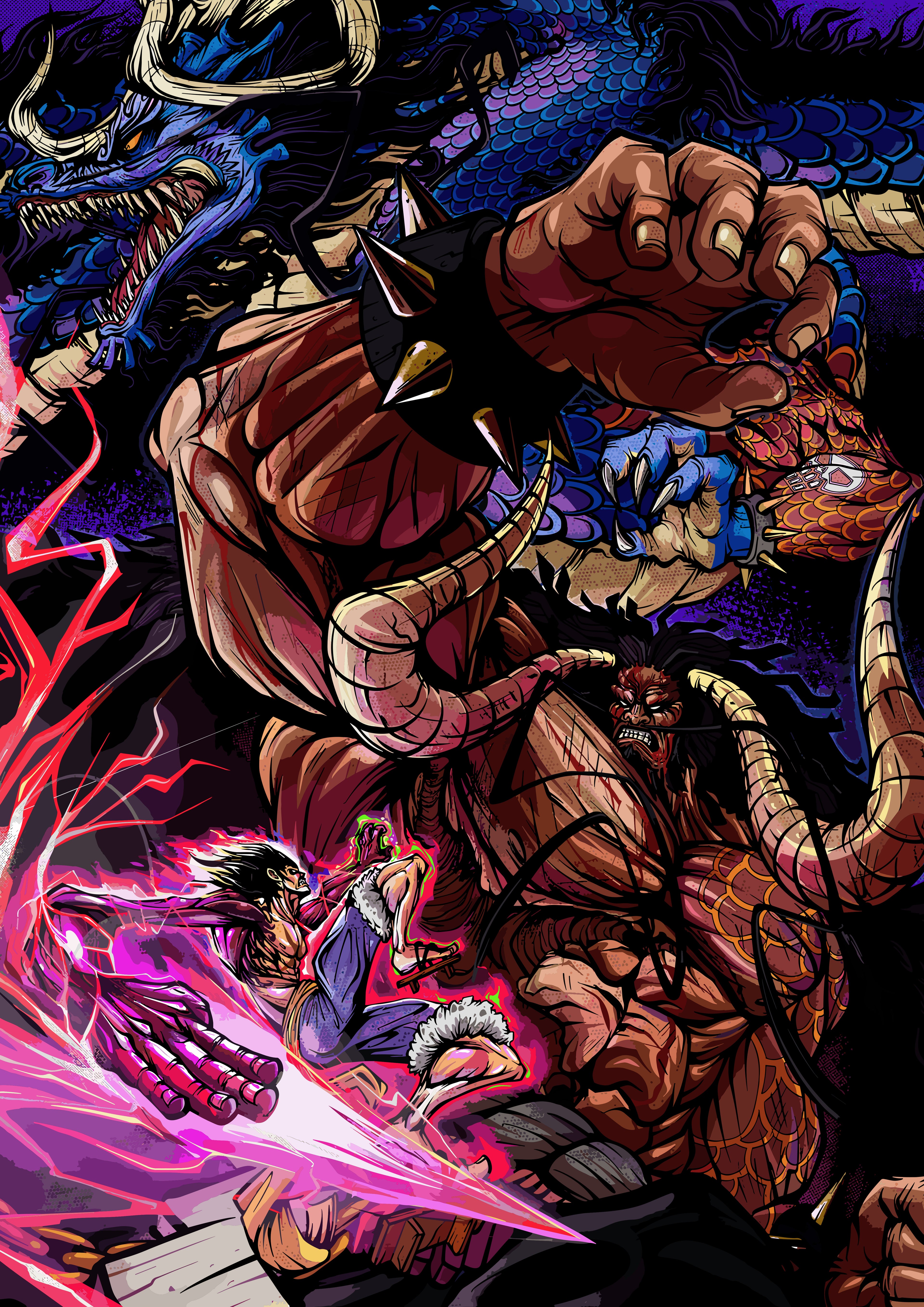 Battle of Monsters: Snakeman vs. The Dragon