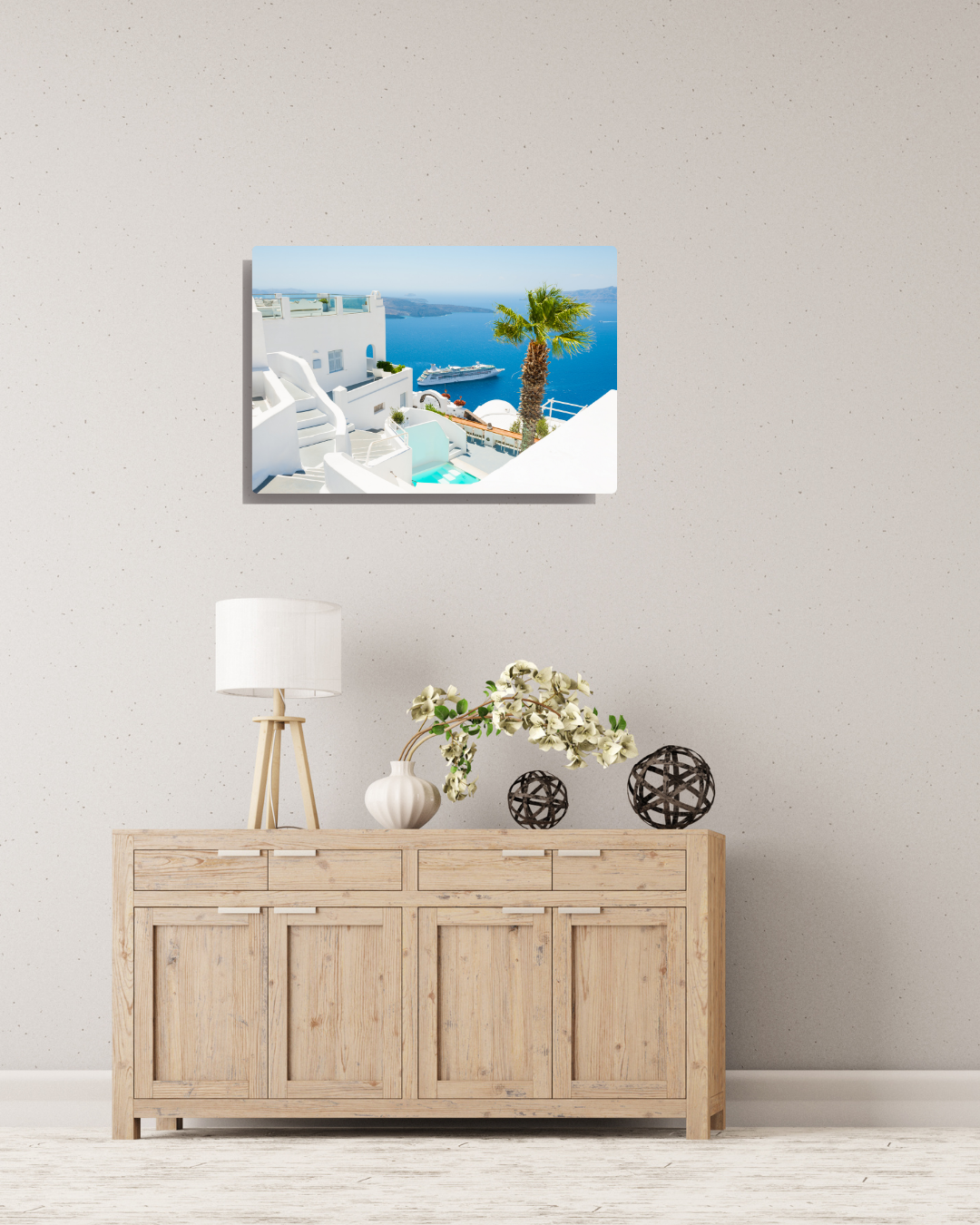 Blue on White: Aegean Dream