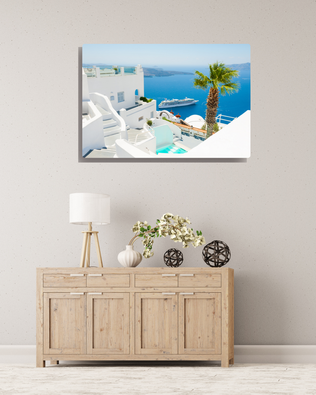 Blue on White: Aegean Dream