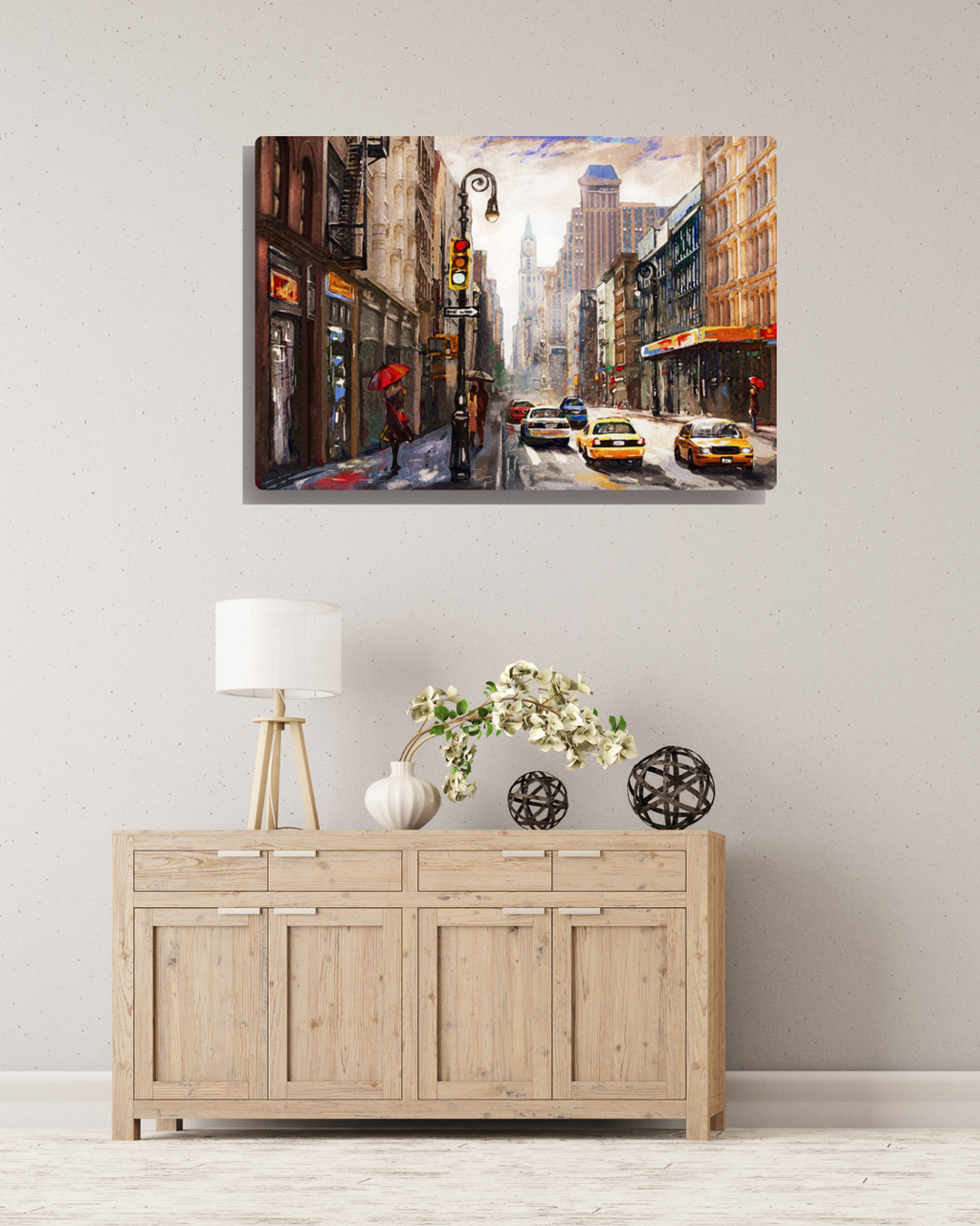 Rain, Taxis, and Yellow Light