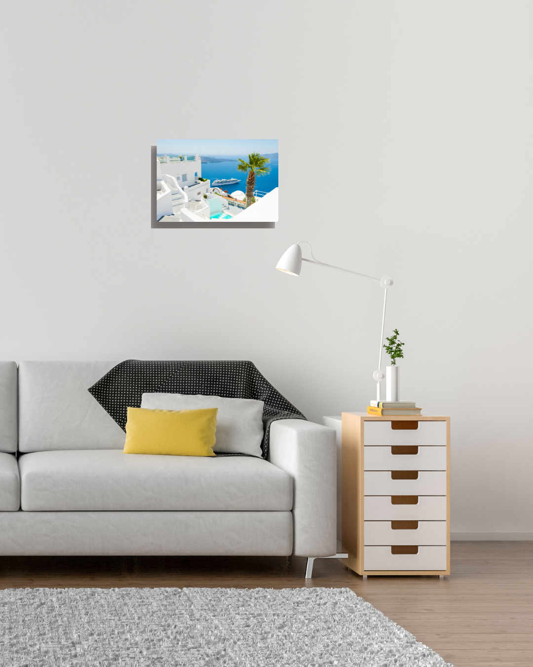 Blue on White: Aegean Dream