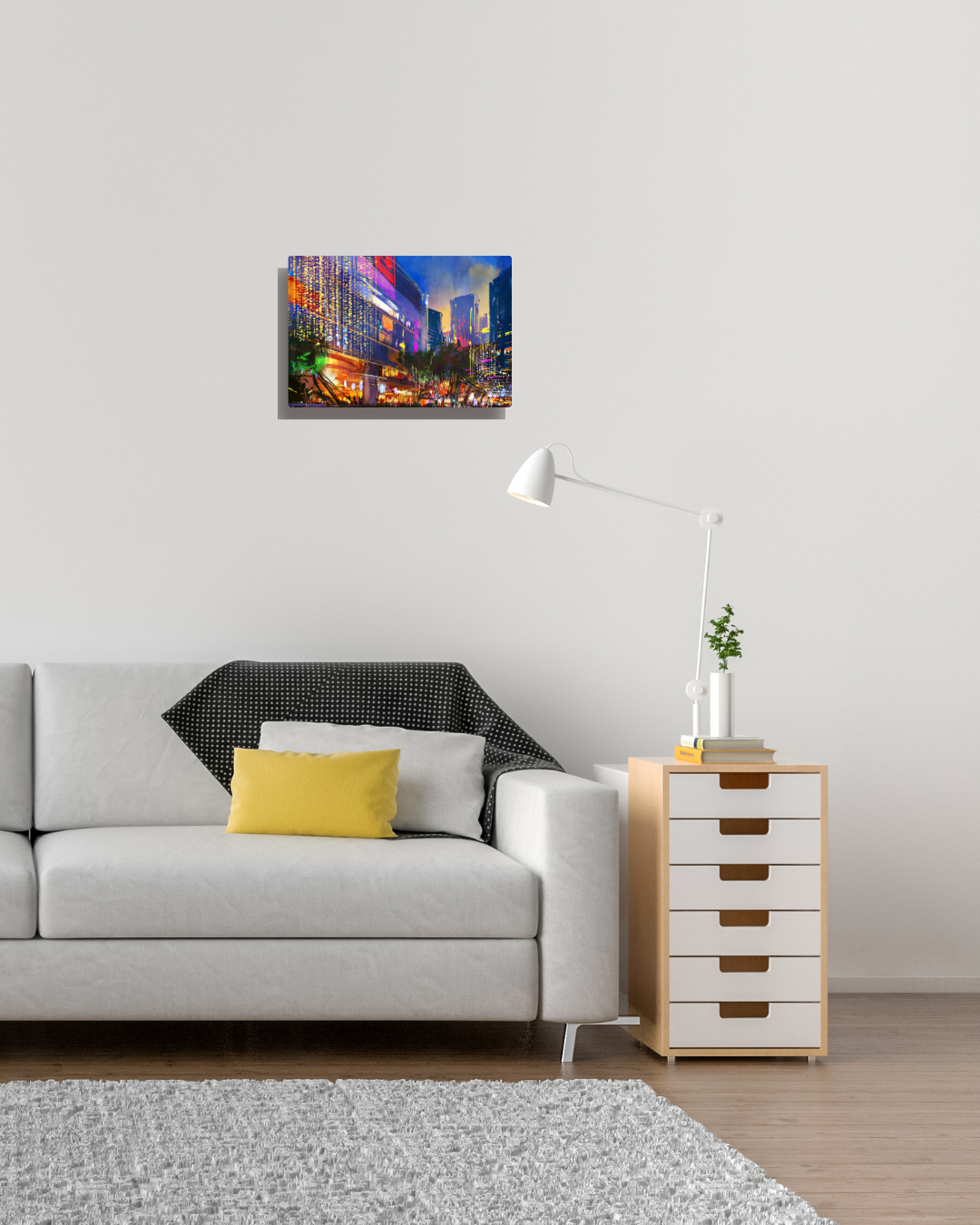 Neon Dreams on a Living Street