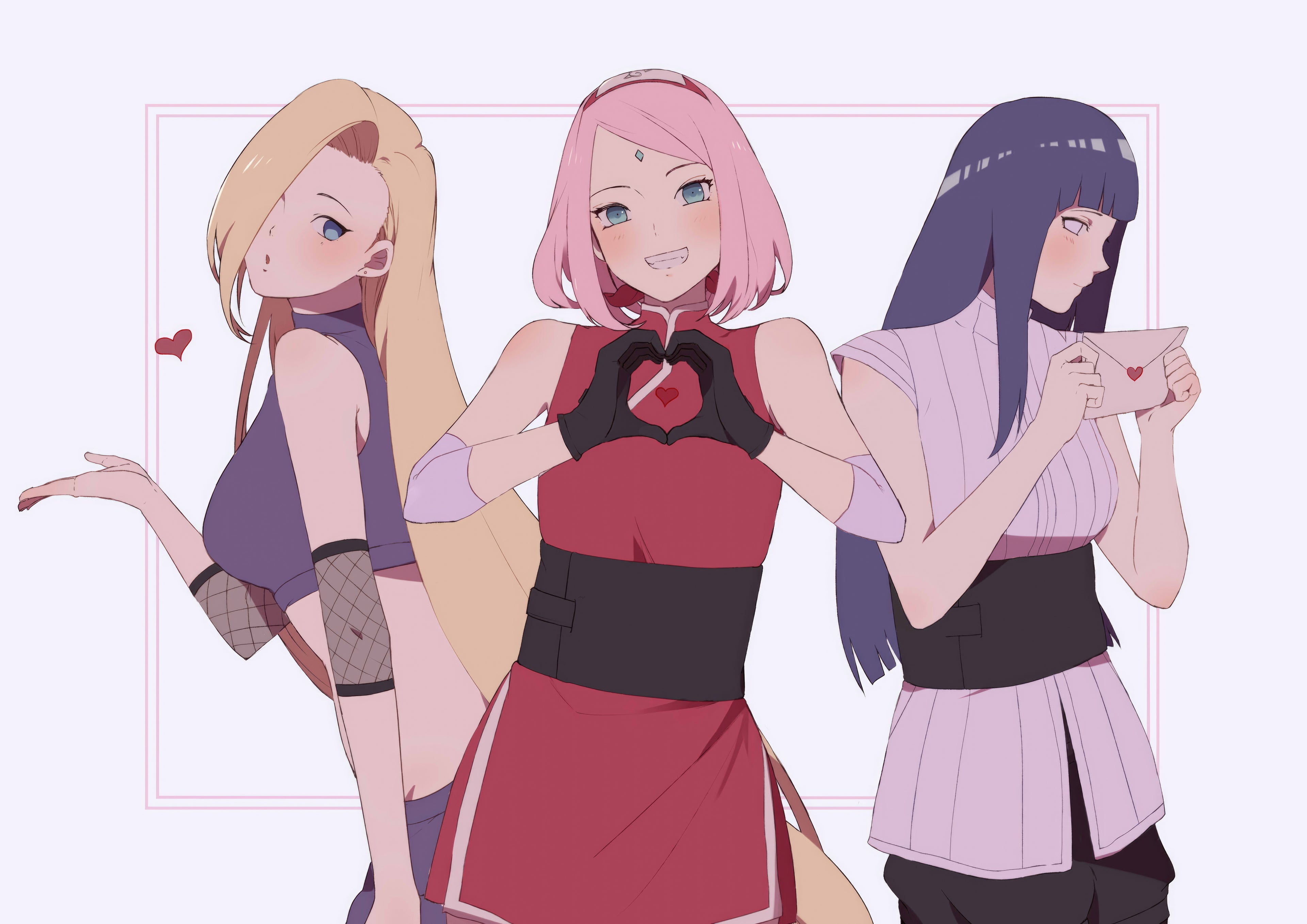 Hidden Leaf Blossoms: Ino, Sakura, &amp; Hinata