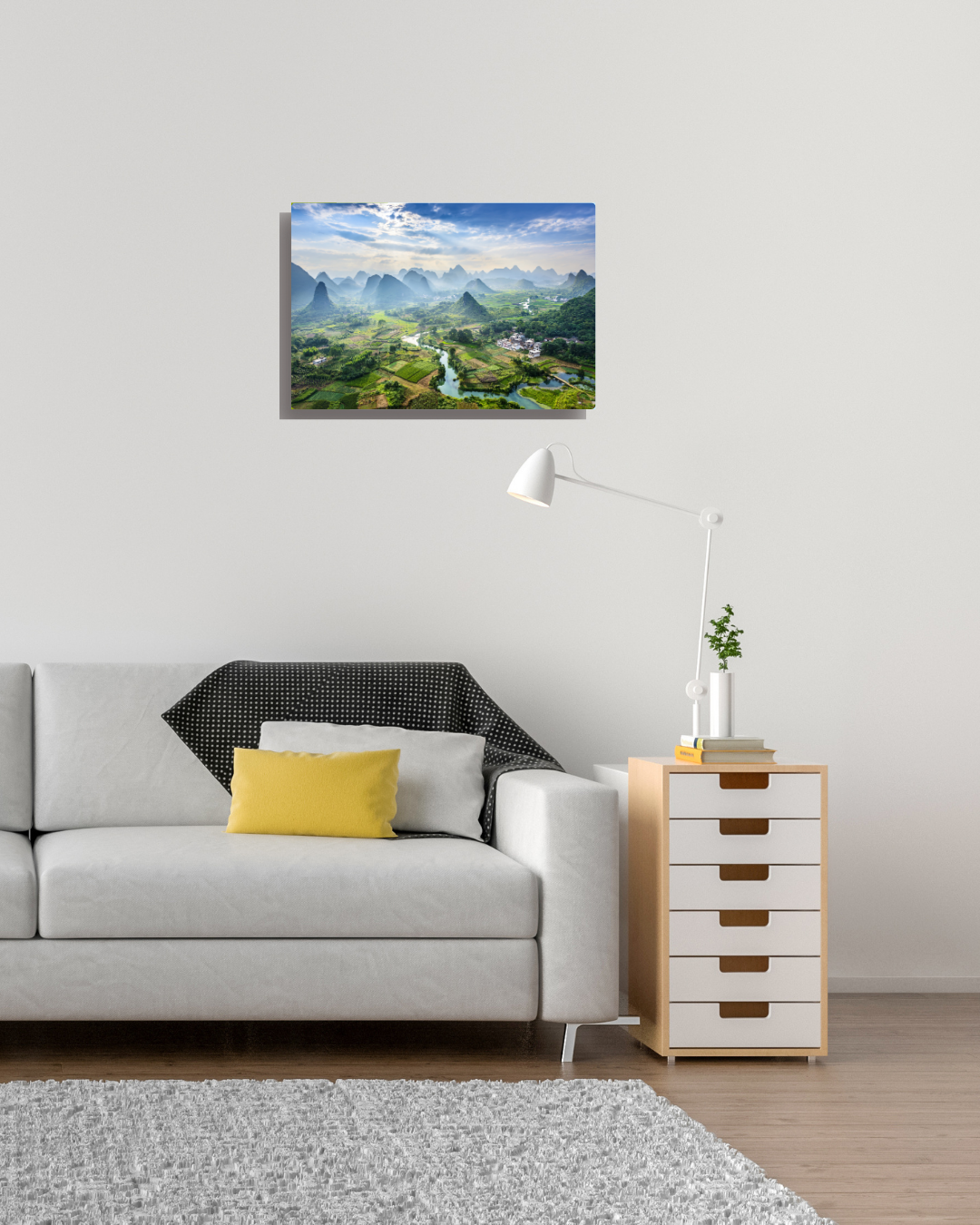 Serene Peaks and Valleys