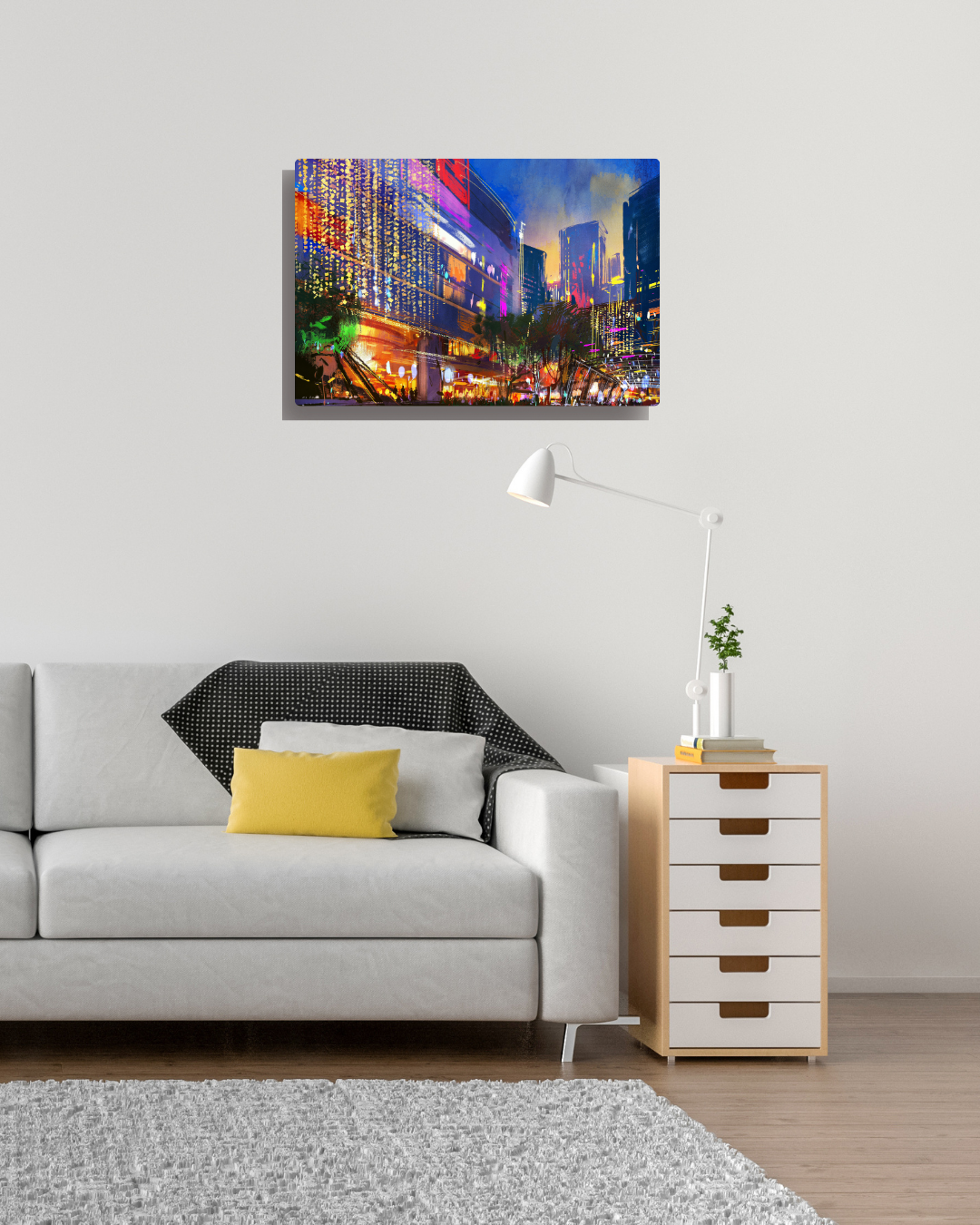 Neon Dreams on a Living Street