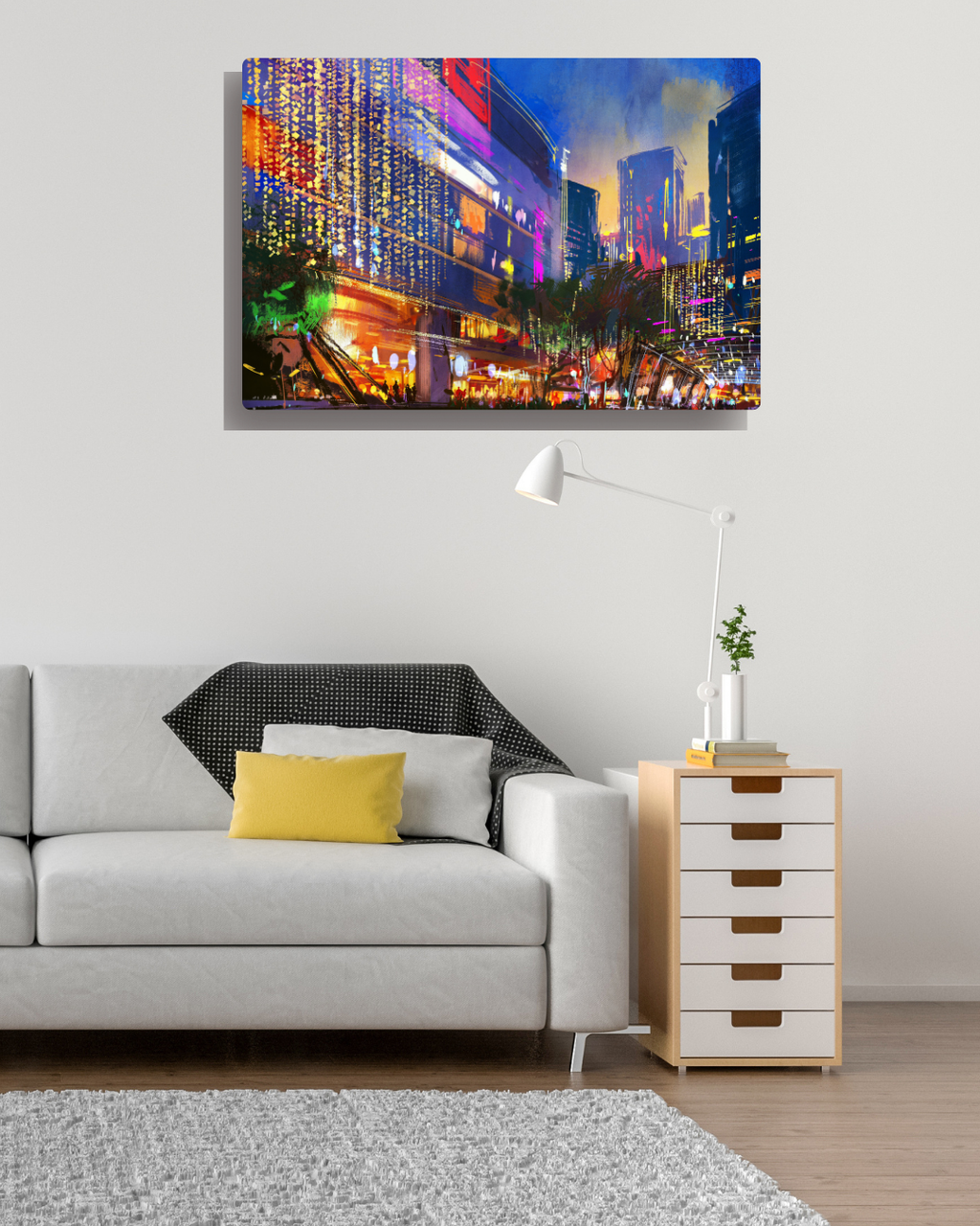 Neon Dreams on a Living Street