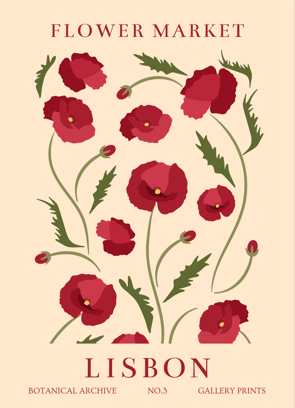 Lisbon Flower Market: Romantic Botanical