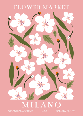 Milano Flower Market: Chic Cherry Blossom