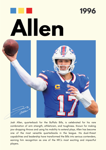 The Buffalo Powerhouse: Limited Edition Josh Allen