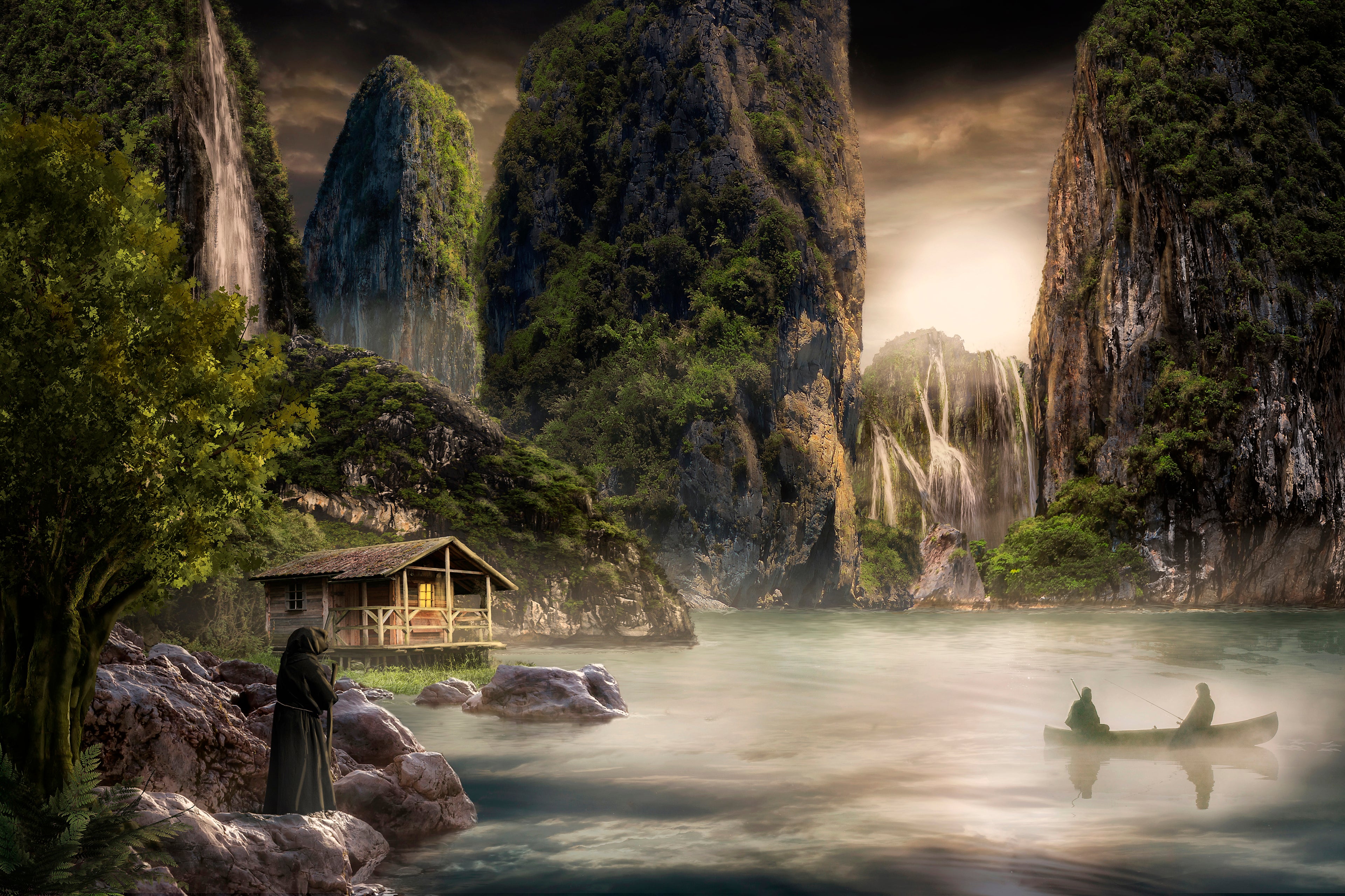 The Mountains Meet the Water