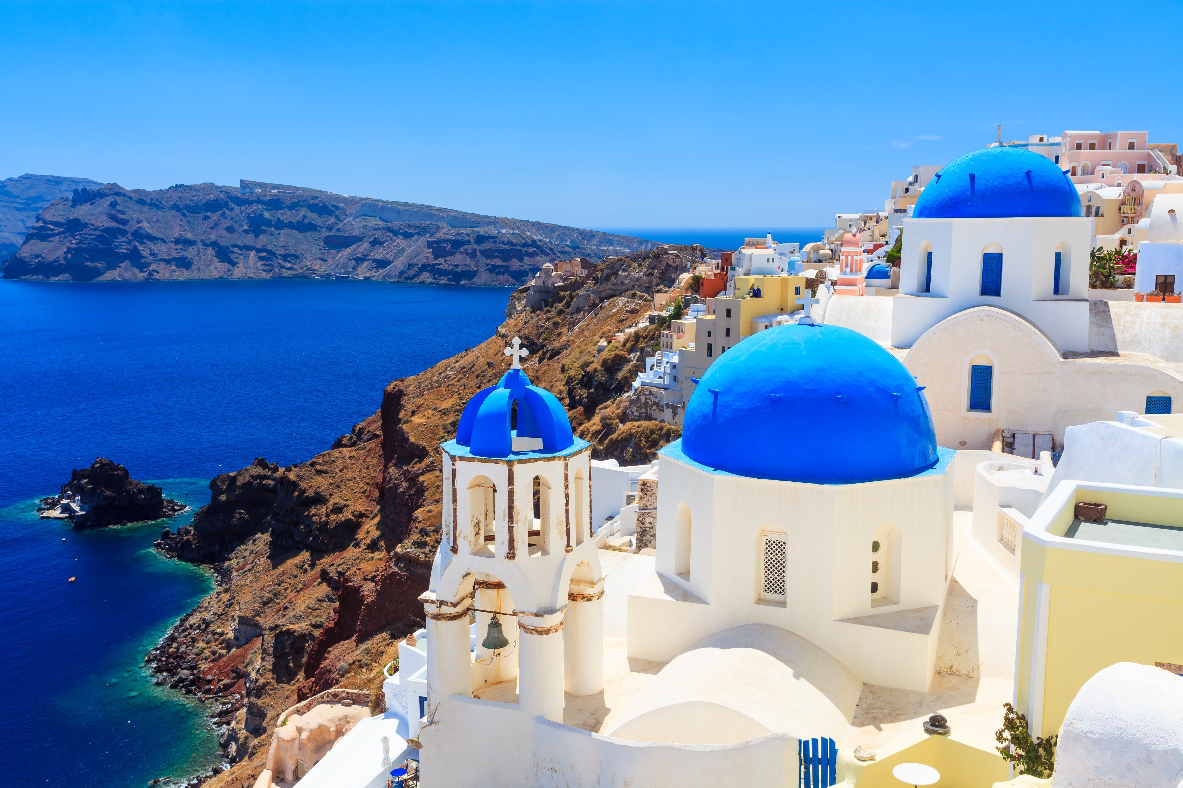 Azure Dreams of Santorini